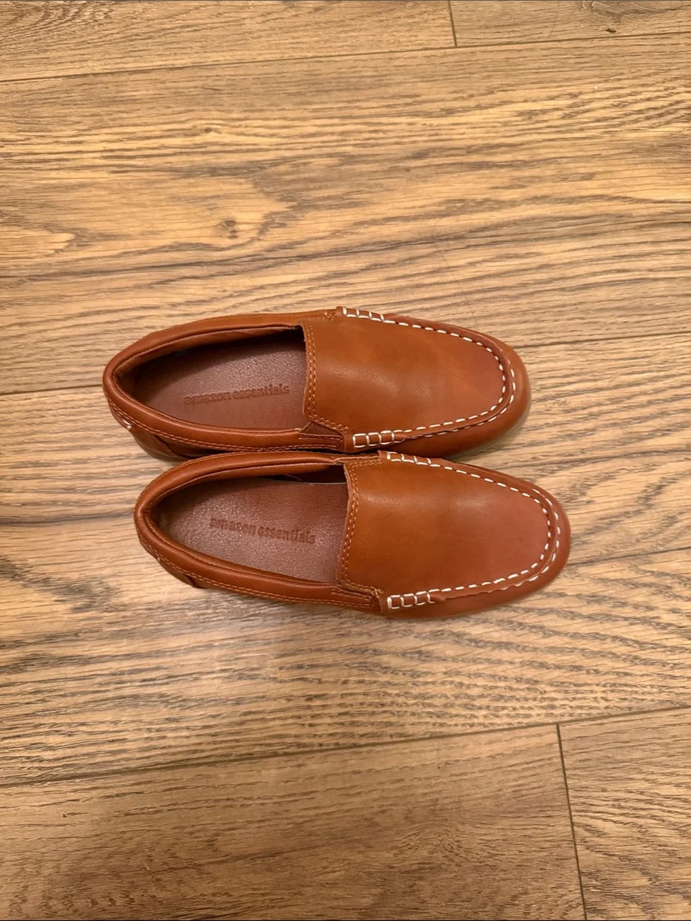 Amazon Essentials Boys Slip-On Moc Toe Loafers